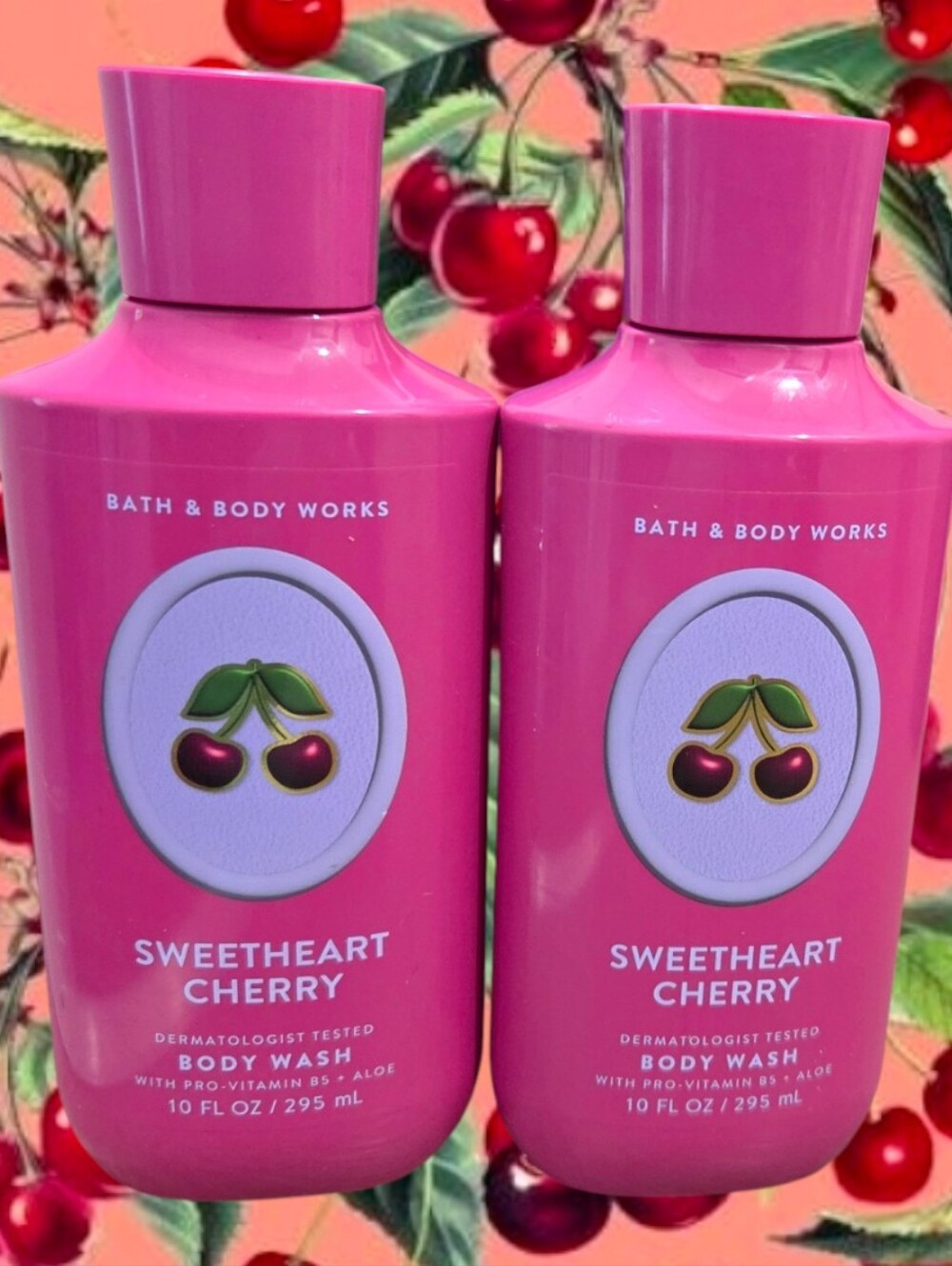 Bath & Body Works Ladie's "Sweetheart Cherry" Body Wash Set